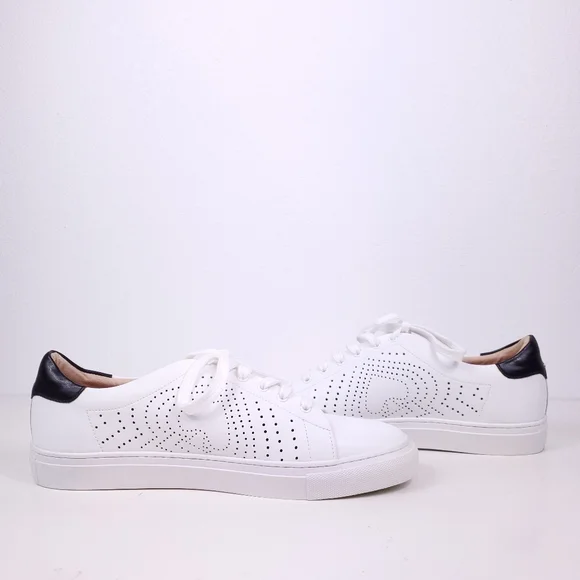 NWT Kate Spade Ashlyn White Leather Lace Up Sneakers - Picture 5 of 8
